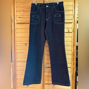 Women’s Jordache Black Wide Leg Jeans, Size 11/12, NWOT